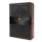 Vintage Classic Style Diary Notebook Vegan Leather (Black)S