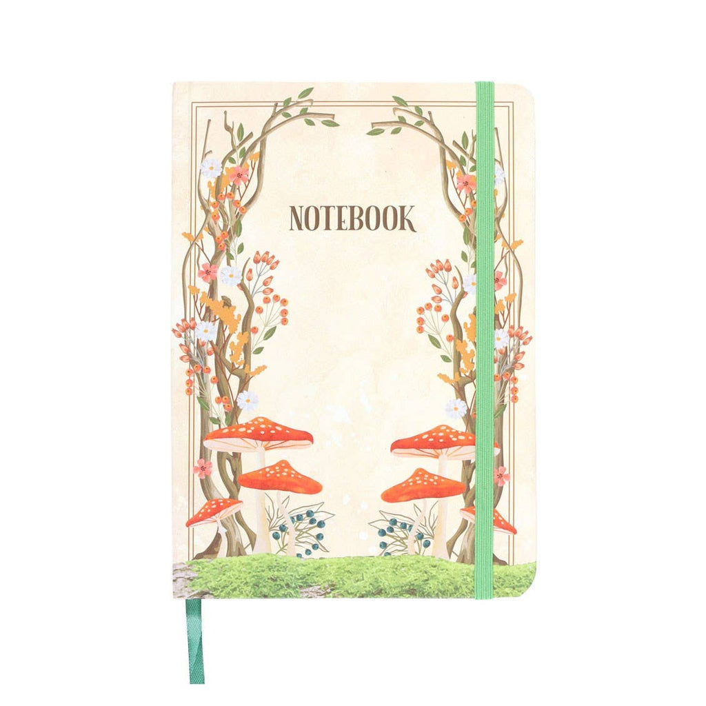 Enchanted Forest Mushroom A5 Notebook