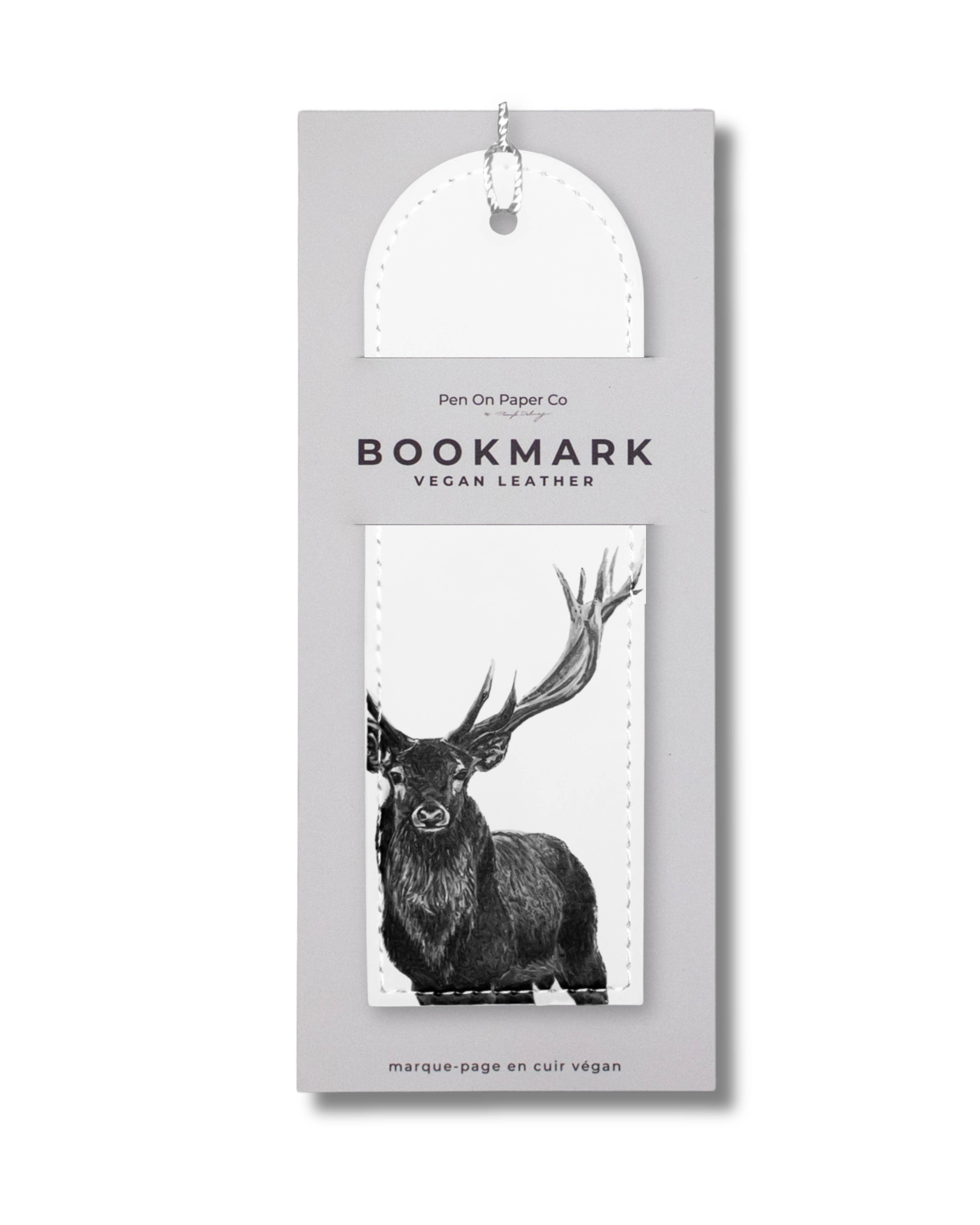Elk - Vegan Leather Bookmark