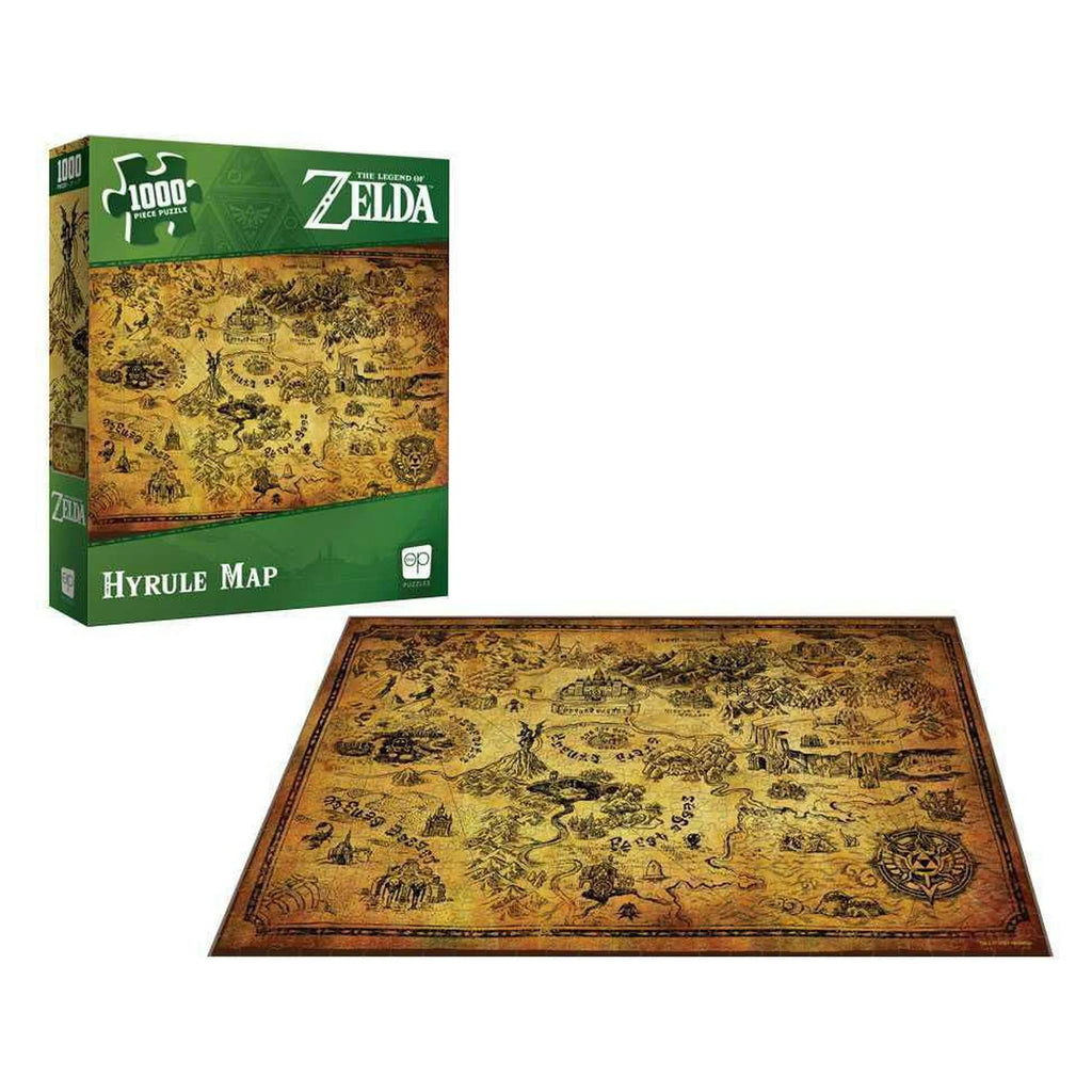 The Legend of Zelda “Hyrule Map” 1000 Piece Puzzle