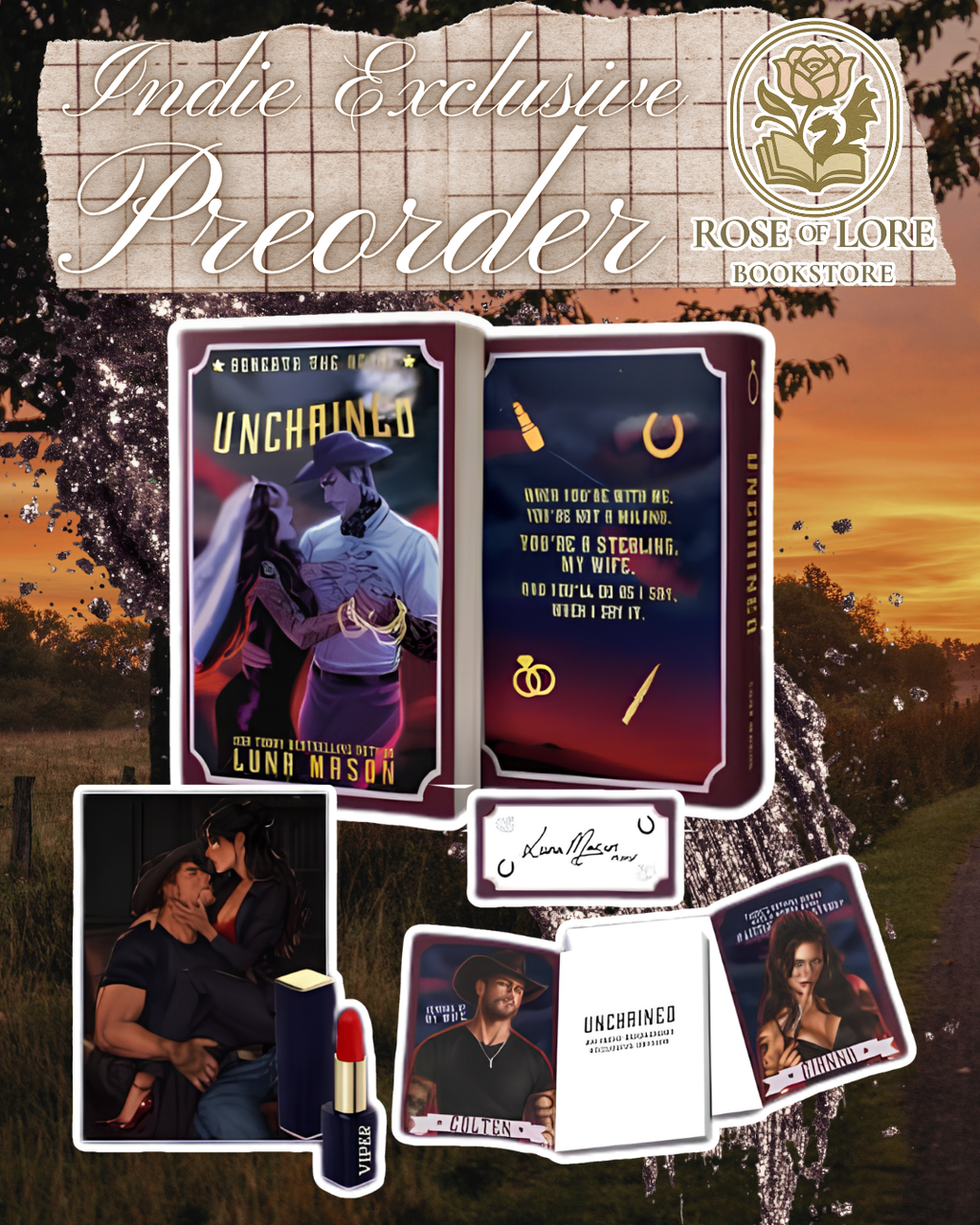 PREORDER - Unchained by Luna Mason Indie Exclusive
