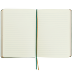 Vintage Classic Style Diary Notebook Vegan Leather (Black)S