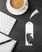 Raven - Vegan Leather Bookmark