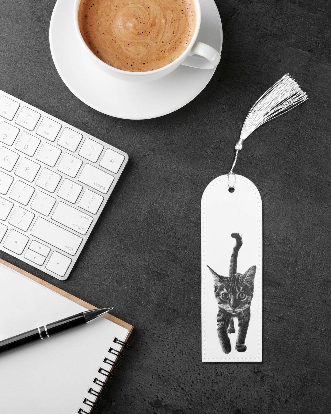 Kitten - Vegan Leather Bookmark