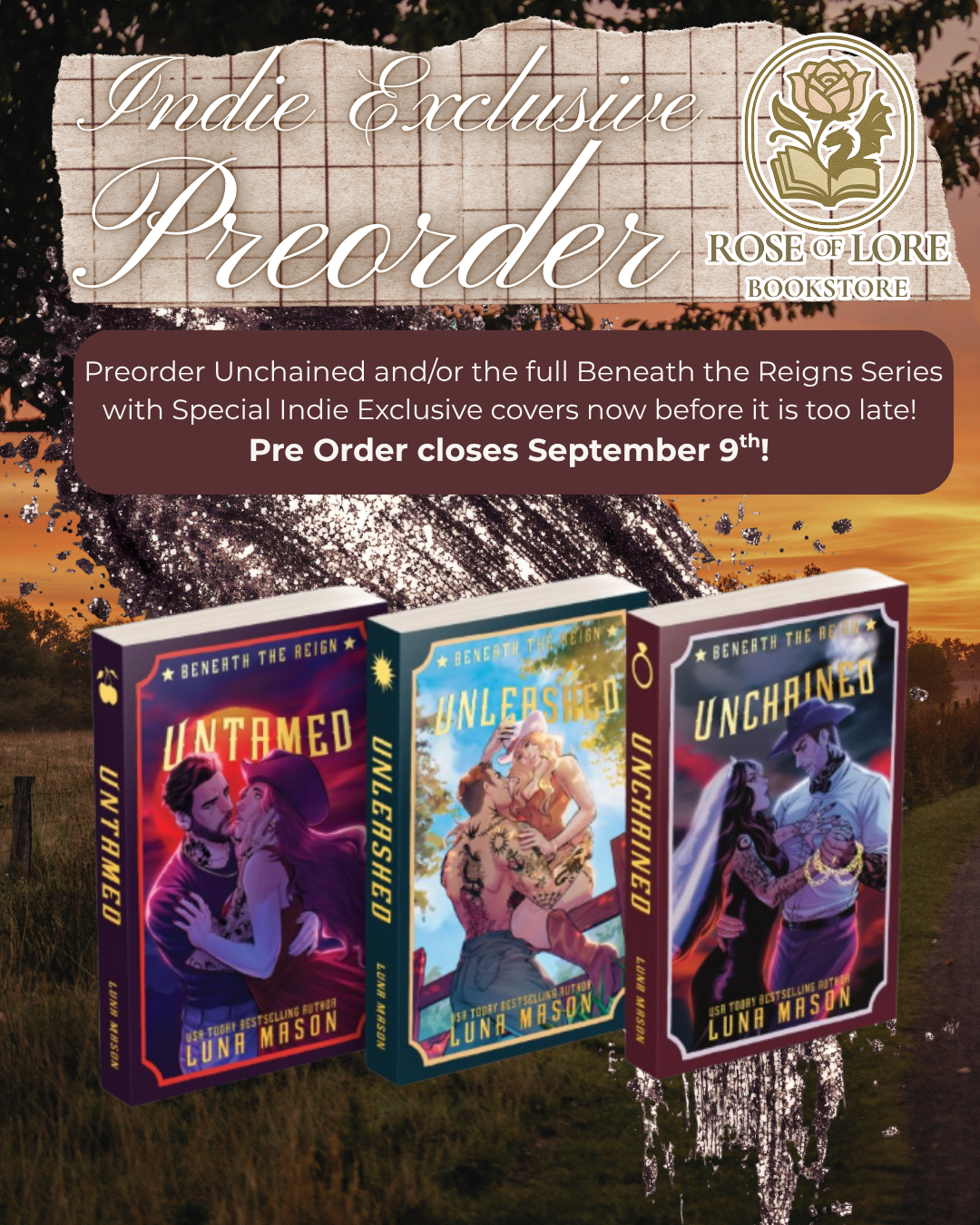 PREORDER - Unchained by Luna Mason Indie Exclusive