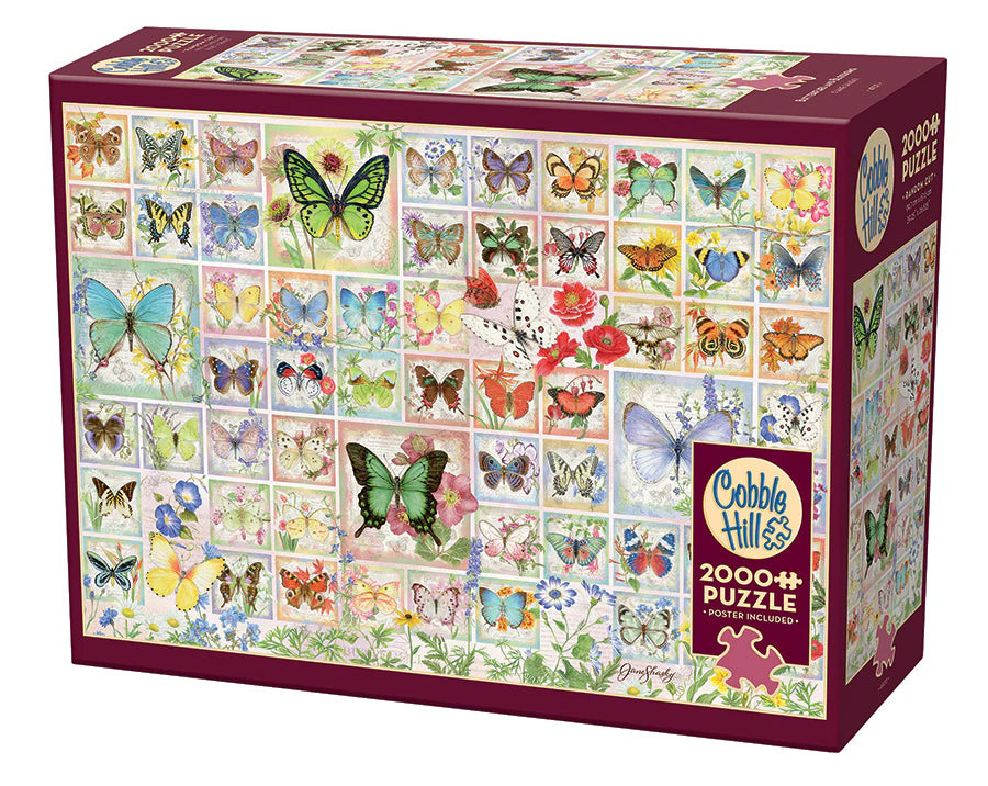 Butterflies and Blossoms | 2000 Piece Puzzle