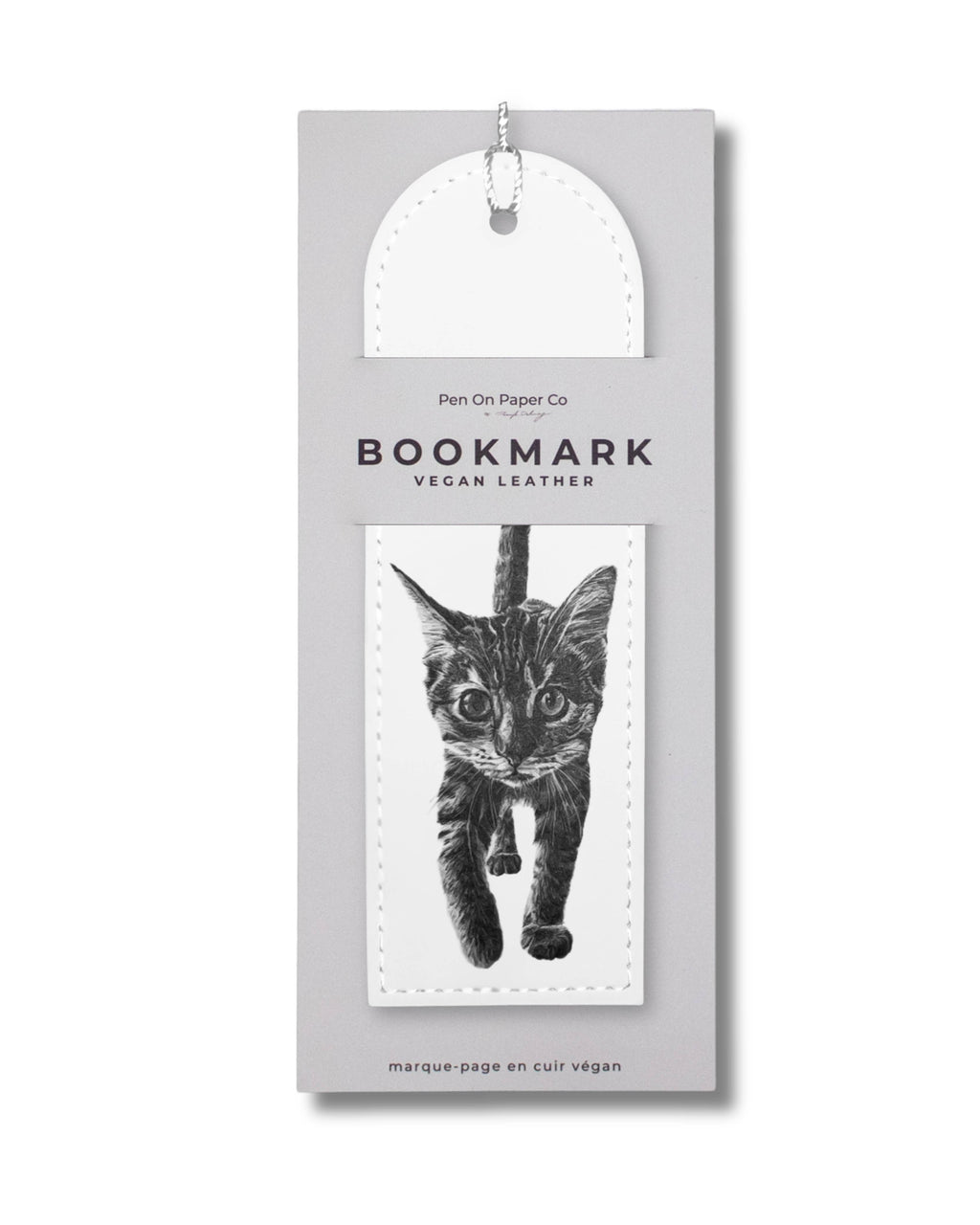 Kitten - Vegan Leather Bookmark