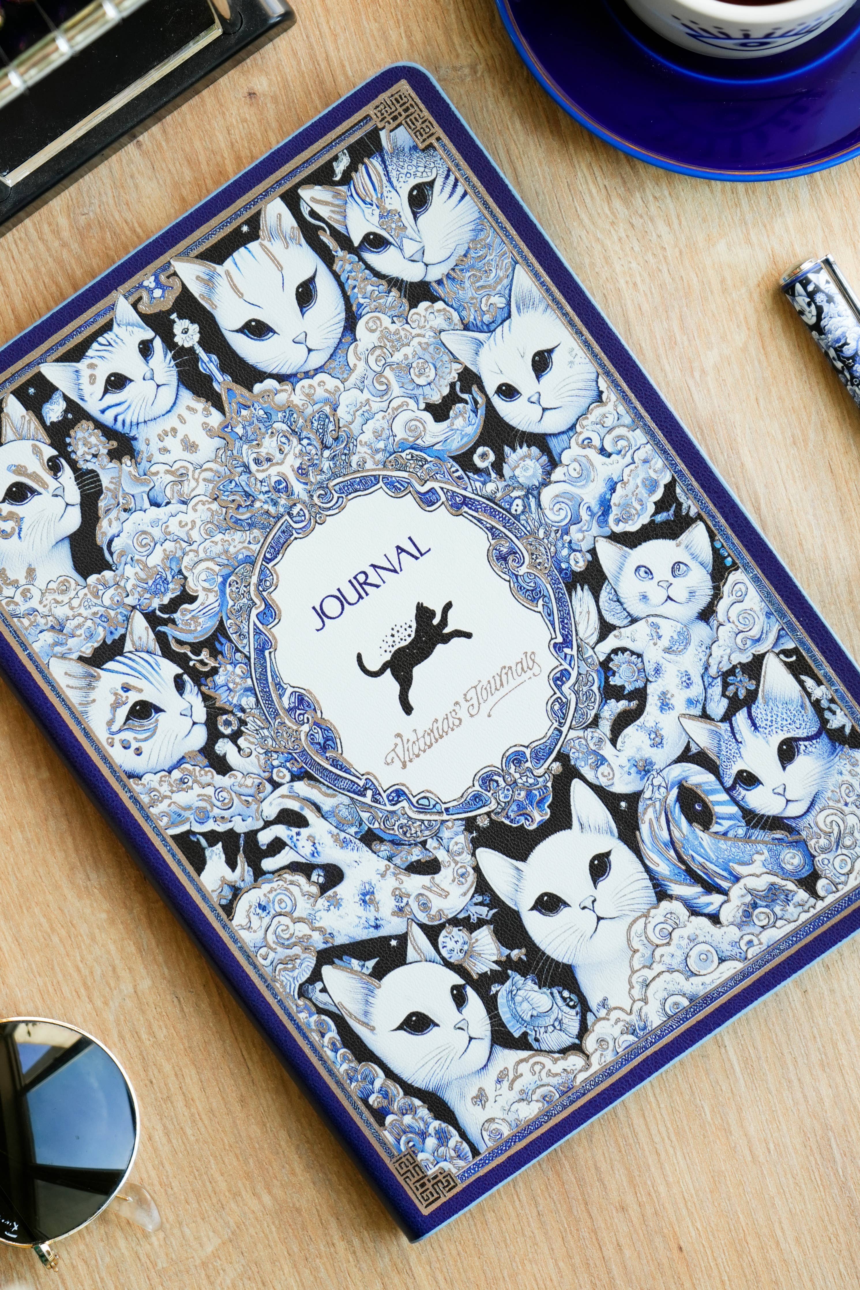 Smyth Art Elegant Ruled Diary – Soft Cover Journaling Cats