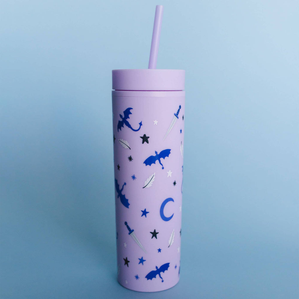 Romantasy Reader 16oz Acrylic Tumbler - Lilac