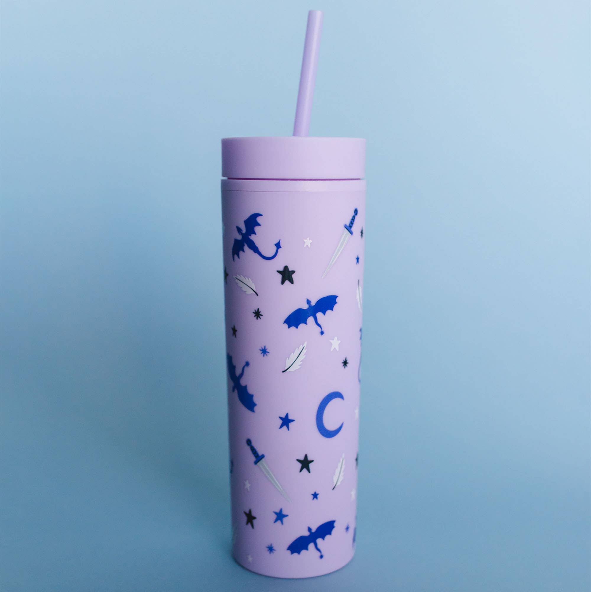 Romantasy Reader 16oz Acrylic Tumbler - Lilac