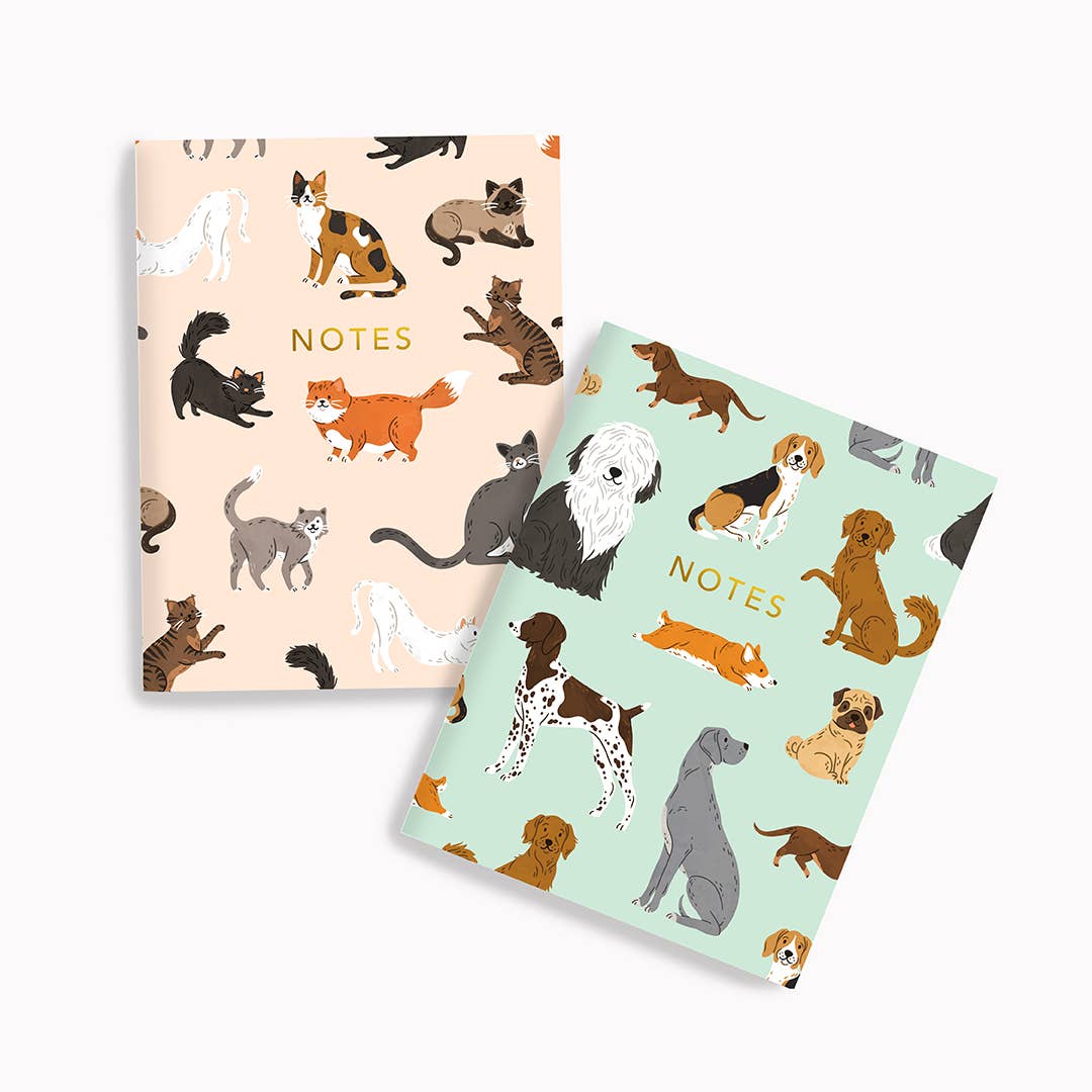 Cats + Dogs | Pocket Notebook Set
