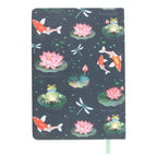 Lily Pad Pond Print A5 Notebook