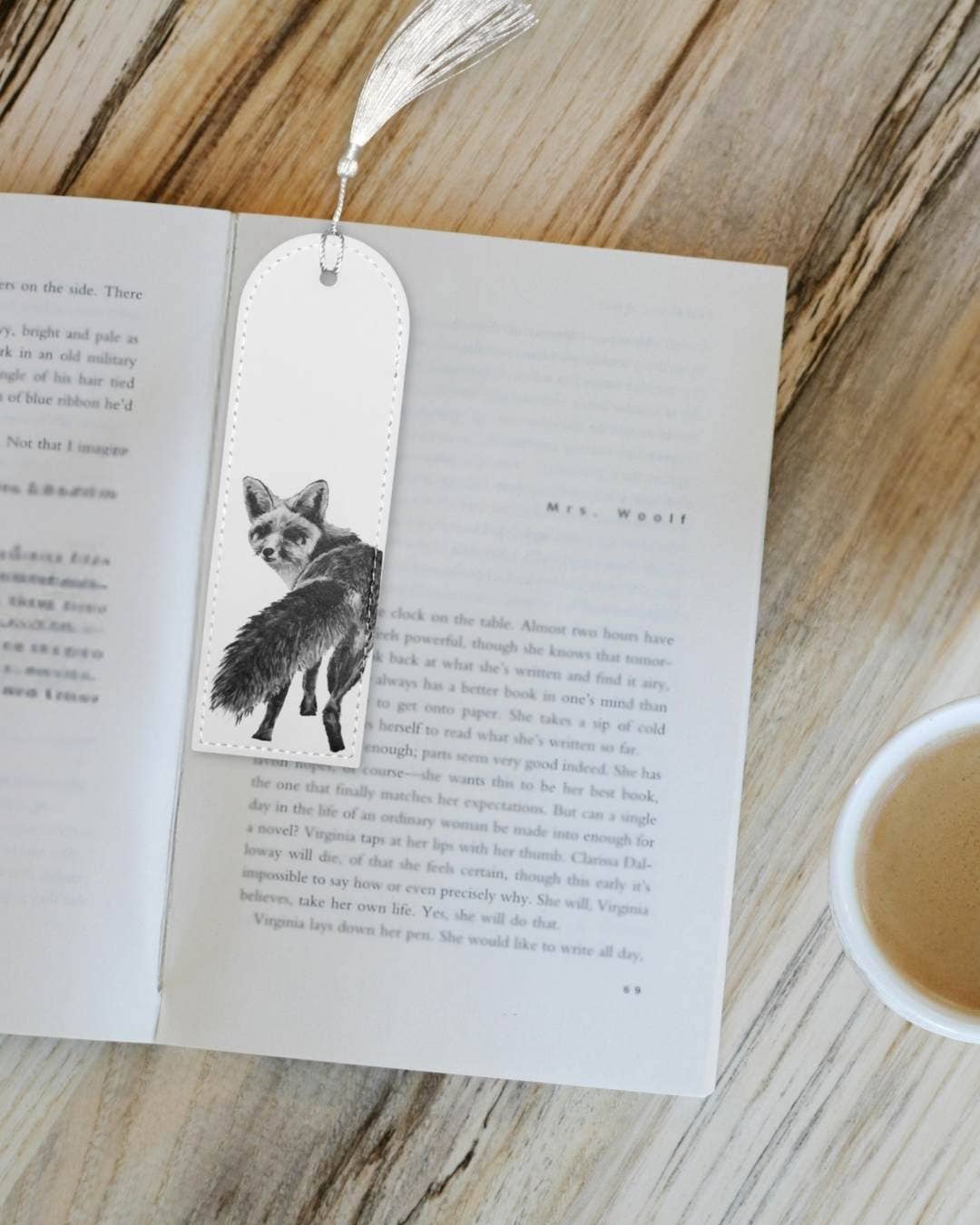 Fox - Vegan Leather Bookmark