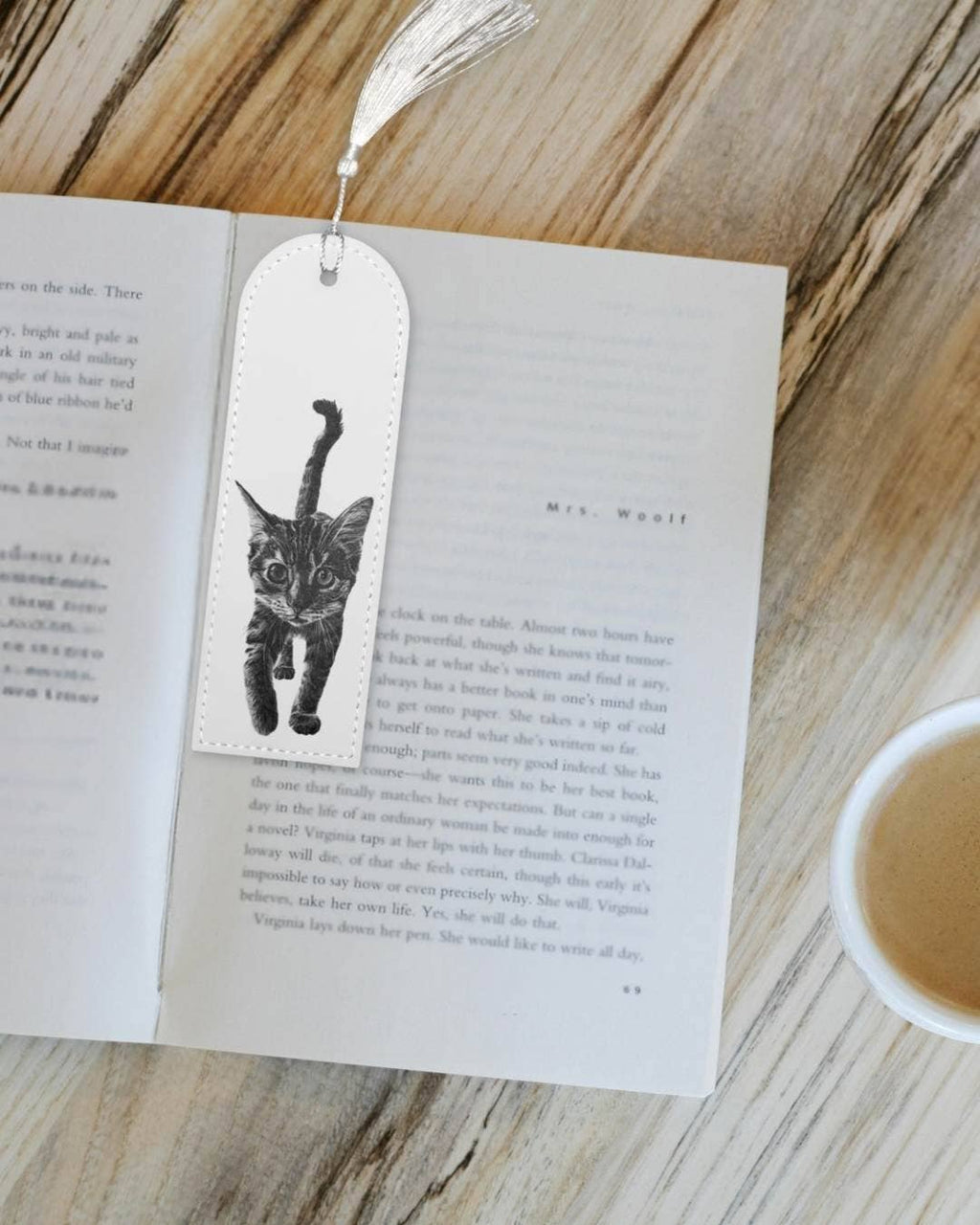 Kitten - Vegan Leather Bookmark