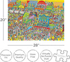 Aquarius Where's Waldo Wild Wild West Puzzle