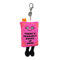 Plush Book Bag Charm - Probably Books