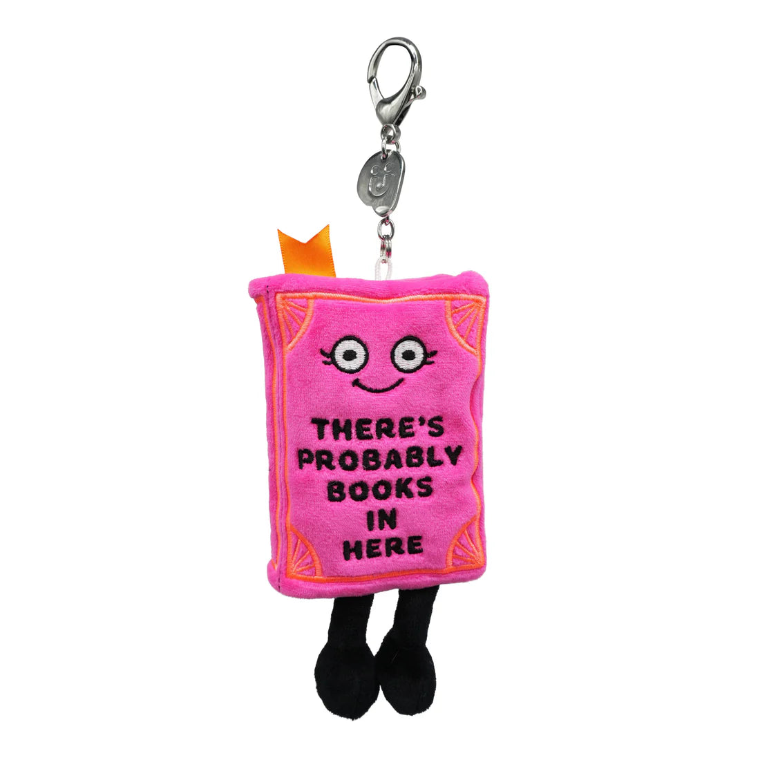 Plush Book Bag Charm - Probably Books