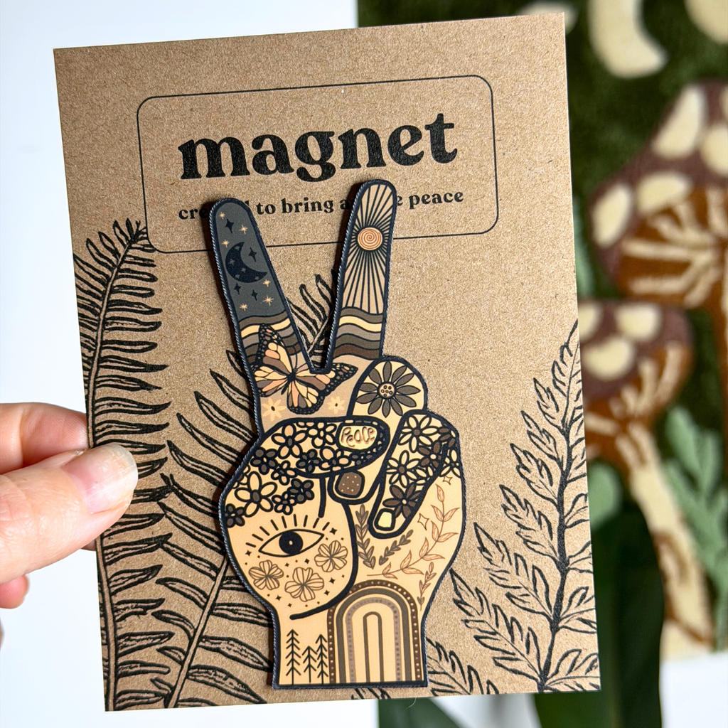 Peace Hand Magnet