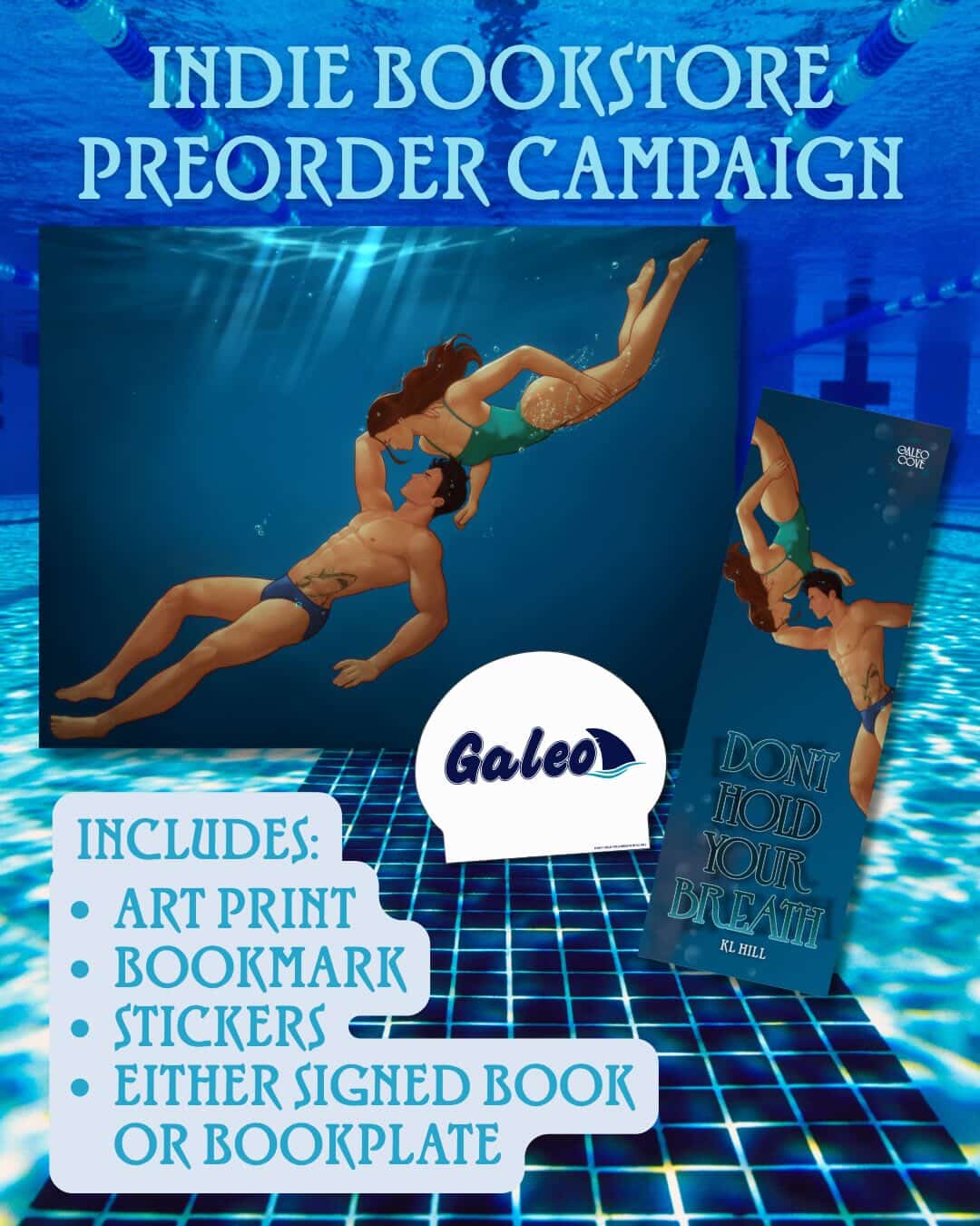 PREORDER - Don't Hold Your Breath (Galeo Cove Book 1) by KL Hill