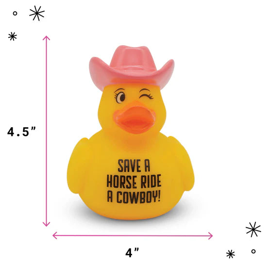 “Save a Horse, Ride a Cowboy!” Rubber Duck