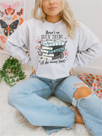 Too Many Books Unisex Crewneck Sweatshirt