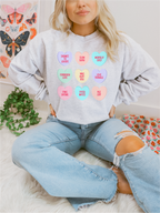 Conversation Heart Tropes Unisex Crewneck Sweatshirt | Bookish