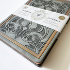 Vintage Renaissance Embossed Journal – Antique Gray