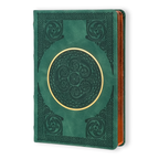 Vintage Classic Style Journal Vegan Leather (Celtic Green)S