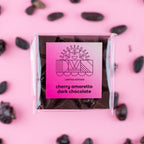 cherry amaretto dark chocolate bar