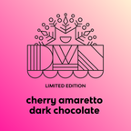 cherry amaretto dark chocolate bar