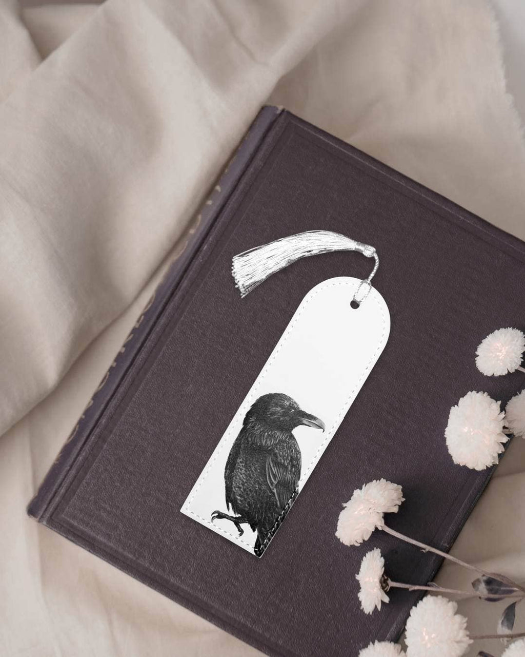 Raven - Vegan Leather Bookmark