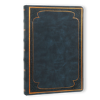 Victoria's Journals Vintage Style Diary Vegan Leather (Navy)