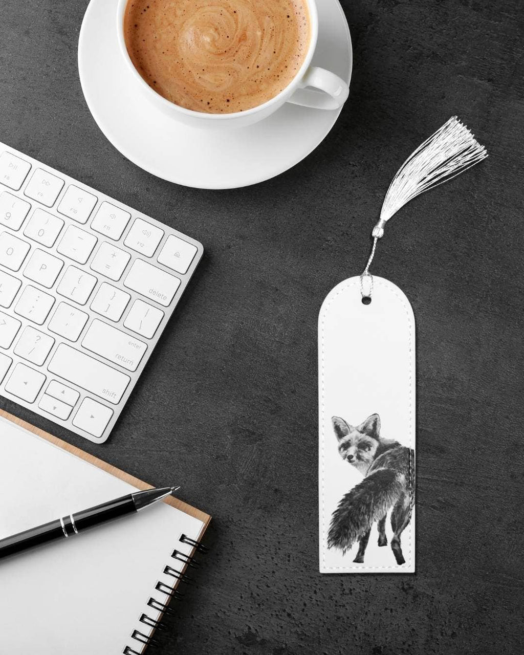 Fox - Vegan Leather Bookmark