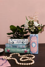 Planter, Stacked Books