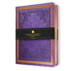 Victoria's Journals Antique Style Diary Hard Cover (Purple)