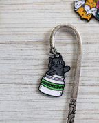 Anti Depressant Cats Metal Hairpin Hook Bookmark