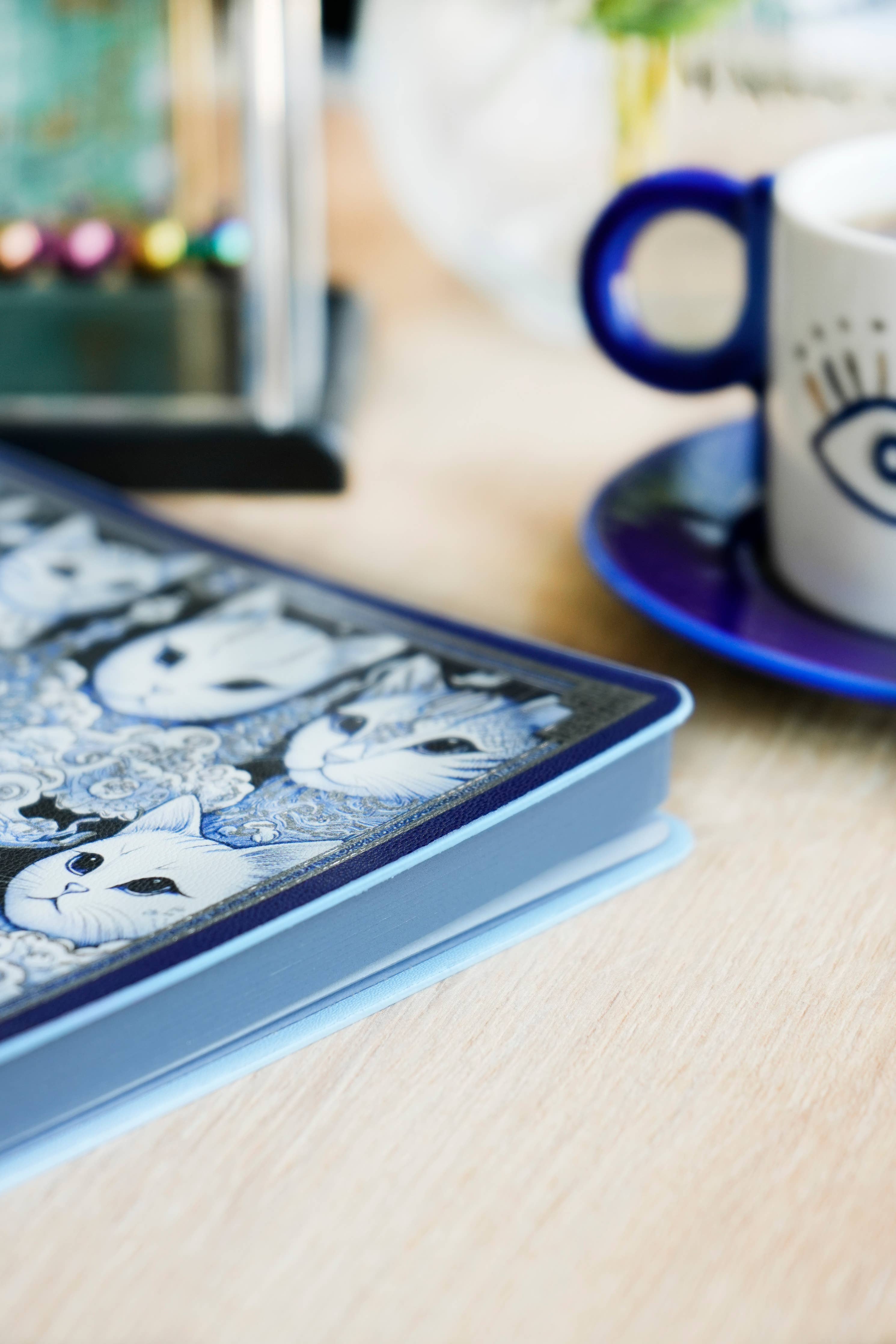 Smyth Art Elegant Ruled Diary – Soft Cover Journaling Cats