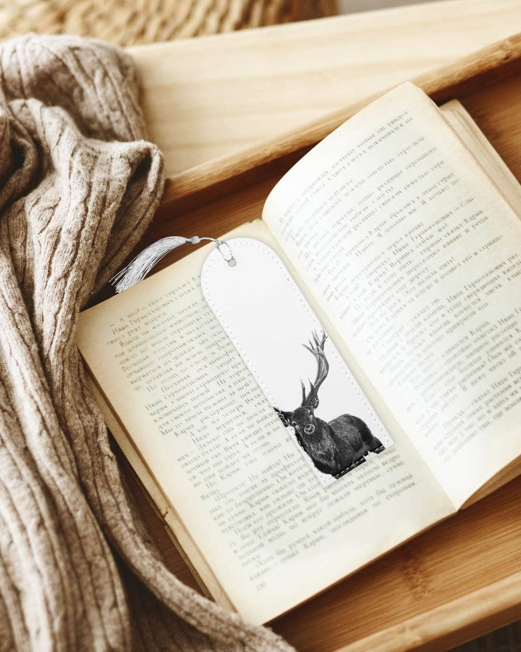 Elk - Vegan Leather Bookmark