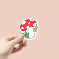 Froggy Mushroom Sticker