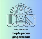 maple pecan gingerbread bar