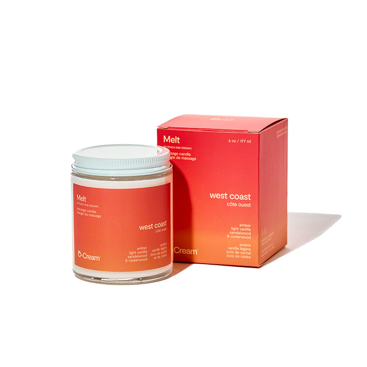 massage candle : melt